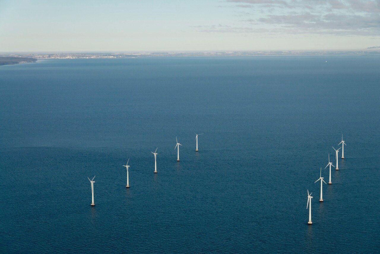 Offshore Coast and Turbines Large